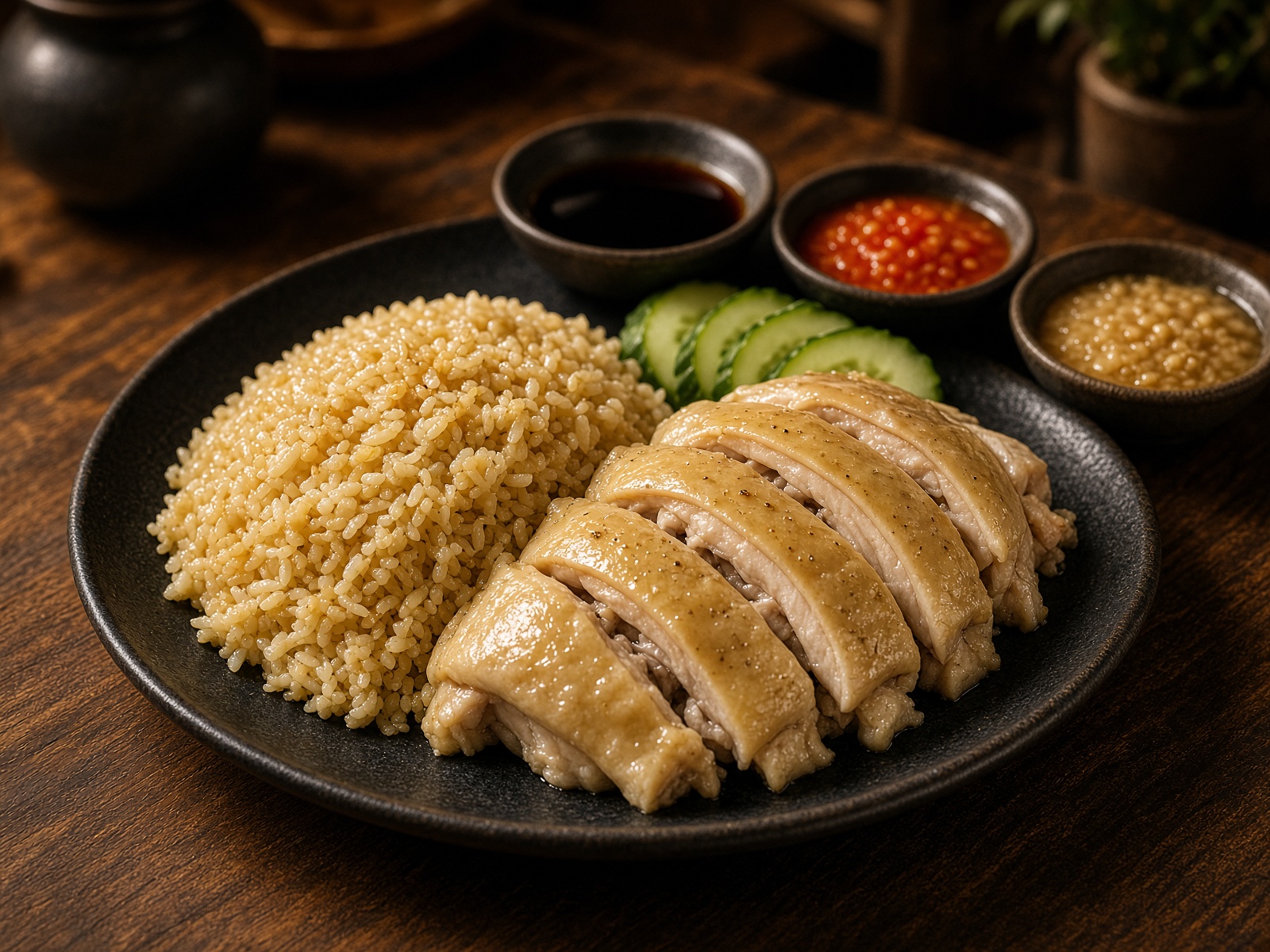 Hainanese Chicken Rice